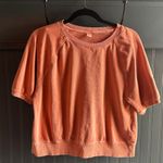 Old Navy  Women's Orange Short Sleeve Sweatshirt Photo 0