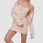 Avec Les Filles  Denim Jacket Peach Ecru 2 Photo 2