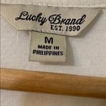 Lucky Brand - Ivory Burnout Velvet Bib Top Photo 3