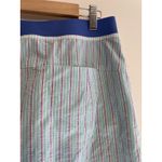 RLX Ralph Lauren Seersucker Skirt Skort Women Small Stripe Pocket Lined Green Photo 2