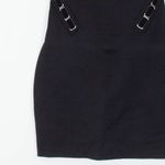 EXPRESS  Womens Metal Cutout Strapless Mini Dress Size XS Black Stretch Edgy Sexy Photo 2