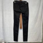 Rag and Bone  Distressed Black / Dark‎ Gray Mid Rise Legging Skinny Jeans Size 26 Photo 3