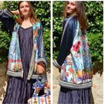 Johnny Was silk tropical coat (reversible) NWT (oversized) Photo 1