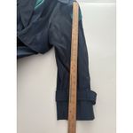 Vintage Forecaster Of Boston Trench Raincoat Size 12 Blue Black Iridescent Photo 14