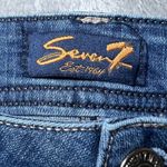 Seven7 Blue Jeans Shorts Womens 14 Denim Stretch Casual Everyday Embroidered Photo 3