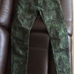 ZARA  Green Paisley Print Slim Fit Jeans Photo 1