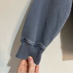 All Saints Etta Soleil Oversized Crewneck Sweatshirt Flint Stone Blue Sze Medium Photo 2