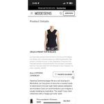 Opening Ceremony  Women's Celia X Front Blouse Black XS Photo 9