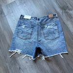 American Eagle Highest Rise Baggy Shorts NEW Destroyed 12 Distressed Photo 7