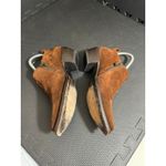 Frye Brown  Sacha Moto Shortie‎ Leather Suede Bootie Brown Western Boho Size 7 Photo 2