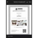 Burberry  Sunglasses Womans Tortoise Frames Black and‎ Brown Rectangular Frames W Photo 6