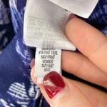 Gap  Button Front Tiered Blue Floral Print Babydoll Dress size Large Photo 9