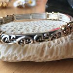 Handmade Antique Style Stretch Bracelet Contemporary Metal Triple plated Birthday… Photo 9