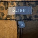DL1961  "Bridget Cropped High Rise Instasculpt Boot" Sz 26 Jaguar Print Jeans Photo 3