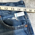American Eagle  Outfitters Women’s Strigid Mom Jeans Distressed Denim  30x30 Photo 4