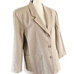 L.L.Bean 100% Linen Blazer Jacket. size Large Photo 1