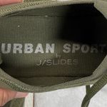 J/Slides Urban‎ Sport Knit Sneakers Olive Green Lightweight Shoes Size 7.5 Photo 10