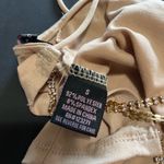 FADED ROSE Tan Soft Tank Top Open Back Diamond Inspired Strap Back Sz S EUC Photo 5