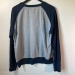 Collegiate Outfitters WHO.A.U California style sweatshirt in size large. Grey/navy Photo 4