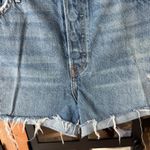 GRLFRND  Denim shorts Kerry high rise cuffed distressed light wash raw hem jean Photo 8
