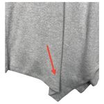 EXPRESS New Sweater Womens XS Gray Cowl Neck Asymmetrical Drop Shoulder Soft Photo 2