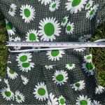 Vintage Floral‎ Maxi Dress with Green Accents White Size 4 Photo 4