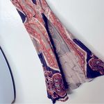 Free People Fiona Jersey Wrap Paisley Bell Sleeve Top Size XS Photo 9