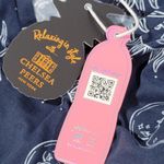 Chelsea Peers Womens XS Long Sleeve Pajama Top Celestial Sun Moon Stars Navy Blue Size undefined Photo 7