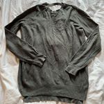 Gray open back sweater Size M Photo 2