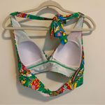 Boden Multicolor Paisley Padded Halter Bikini Top 10 Green Photo 4