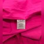 Milly NWOT  Liora Long Sleeve Pleated Satin Bright Pink Midi Dress sz 0 Photo 8