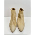Vince Camuto Boots Size 10 Leather Suede Pointed Toe Ankle Booties Zip Closure Photo 3