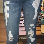 EXPRESS High Waisted Legging Ripped Jeans Photo 0