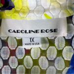 Caroline Rose Size 1X 100% Polyester Lace/Embroidered Open Front Over Photo 5