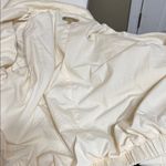 Democracy  Women's Cream Quilted Bomber Jacket Photo 3