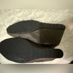 Clarks  Rosepoint Bell Side Zip Wedge Ankle Bootie Brown Suede Photo 4