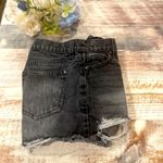 No Boundaries Black Distressed Denim Shorts Size 3 Photo 4