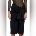 New! Mother of All Colette Midi‎ Skirt in Black Sz Small $490 Photo 4