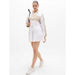 Athleta M Power Serve Shell Dress Bright White Medium Regular Photo 4