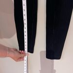 Anti Blue Black Soft Ribbed Legging Pants Photo 4