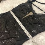 Sophia Thomas Homecoming Sequin Mini Dress in Black Size 4 Photo 3