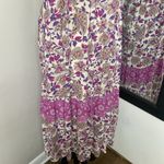Ba&sh YSEE FLORAL MIDI DRESS FLUTTER CAP SLEEVE LAGOONLOOK GRANNYCORE MAIDEN Photo 13