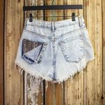 Vibrant Miu Jean Shorts Photo 1
