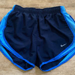 Nike Tempo Dri Fit Women’s Sz M Navy/Blue Brief Lined Running Shorts Photo 0
