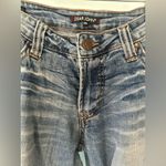 Dear John  Light Blue Denim Distressed Jeans Playback Cuffed Cropped Straight Leg Photo 1