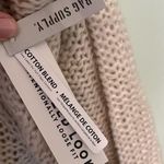 Nordstrom Rag Supply Cardigan Cream Oversized Grandpa Cardi L NWT Cotton Blend Photo 7