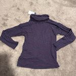 CHAPS  Striped Cowl Neck Top SIZE Mp Photo 4