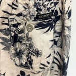 SOUND STYLE by Beau Dawson Linen Rayon Wide Leg Floral Pants size large Blue Photo 9