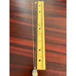 Mestige Owl Necklace Silver Tone Cubic Zirconia Mother of Pearl 22" Whimsigoth Photo 4