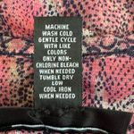 INC International Concepts Surplice Top Womens L Pink Snake Print Sheer Y2K Boho Size L Photo 4